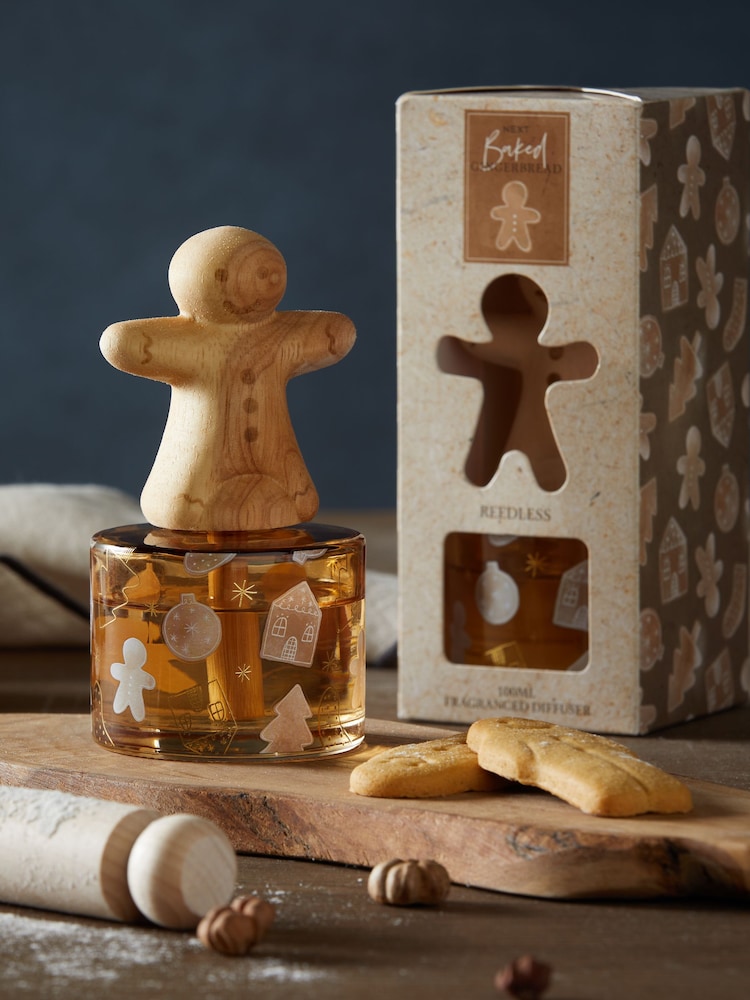Baked Gingerbread Fragranced 100ml Reedless Christmas Reedless Diffuser - Image 1 of 4