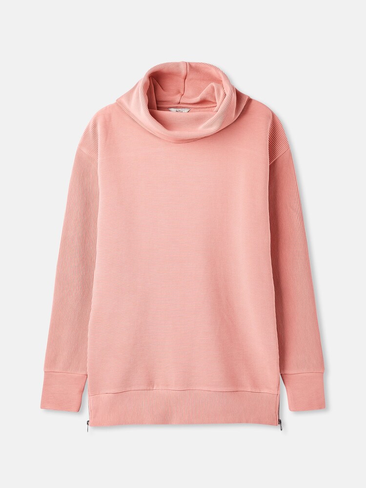 Joules Willow Pink Cowl Neck Sweatshirt - Image 6 of 6