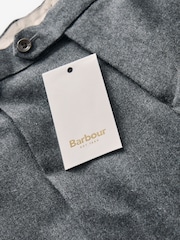 Barbour® Grey Flannel Trousers - Image 7 of 14
