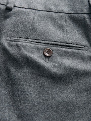 Barbour® Grey Flannel Trousers - Image 9 of 14
