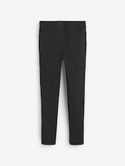 Black Regular Length Skinny Fit Stretch High Waist School Trousers (9-18yrs) - Image 6 of 8