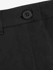 Zwart - Skinny-fit stretchy schoolbroek met hoge taille (9 - 18 jr) - Afbeelding 9 van 9
