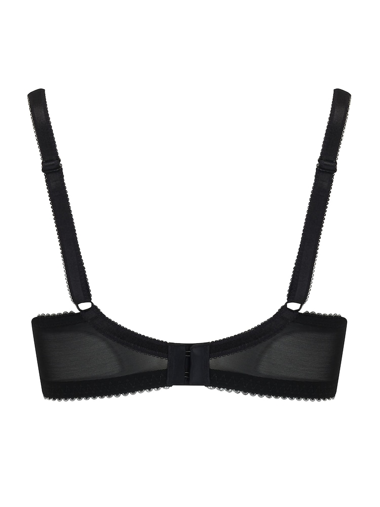 Pour Moi Black Non Padded Amour Underwired Non Padded Bra - Image 4 of 4