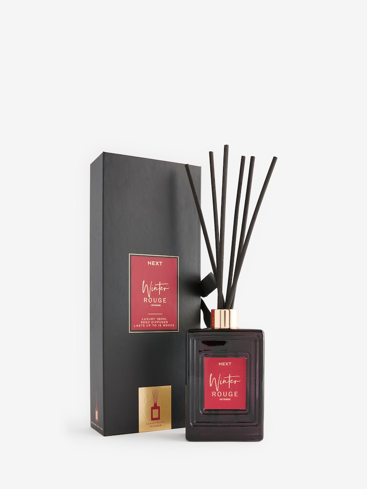 Winter Rouge Clove and Tonka 180ml Luxury Fragranced Reed Diffuser - Image 5 of 5