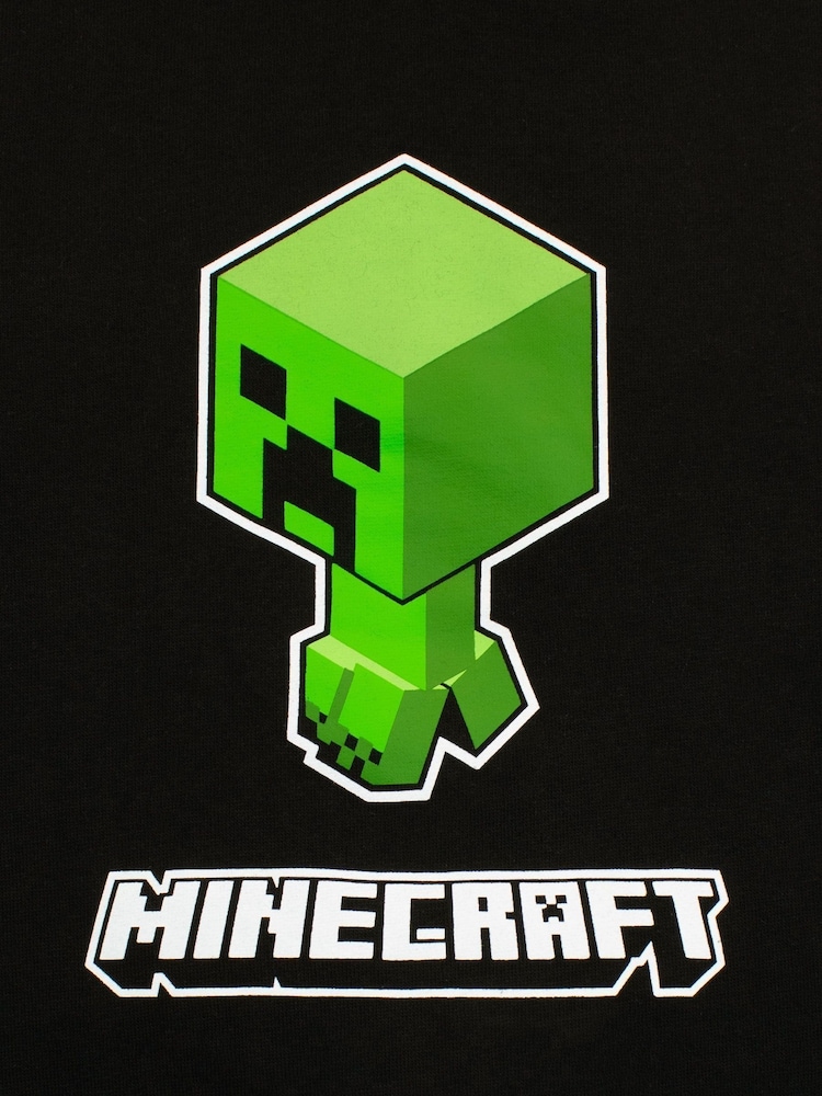 Character Green Minecraft Creeper 100% Cotton Sweatshirt - Image 2 of 2