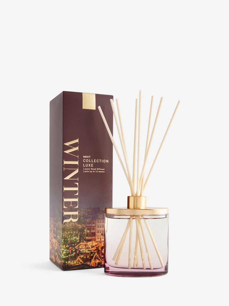 Collection Luxe Winter Pomegranate and Amber 170ml Luxury Fragranced Reed Diffuser - Image 3 of 3
