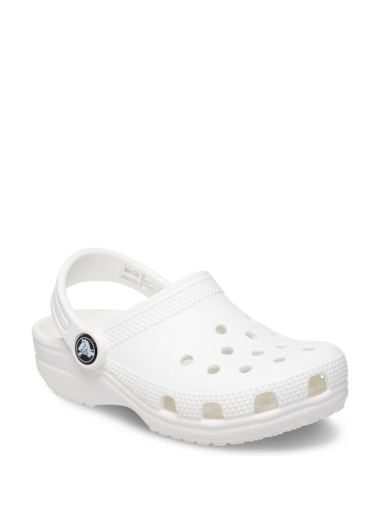 Белый - Crocs классические сабо в стиле унисекс для малышей - Image 2 of 15