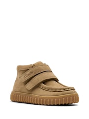 Clarks Natural Dark Sand Suede Tor Hill Boots - Image 3 of 7
