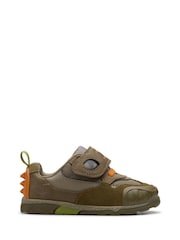 Clarks Green Standard Fit (F) Steggy 2 See Shoes - Image 1 of 8