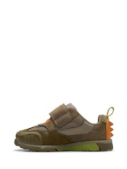 Clarks Green Standard Fit (F) Steggy 2 See Shoes - Image 2 of 8