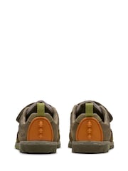 Clarks Green Standard Fit (F) Steggy 2 See Shoes - Image 5 of 8