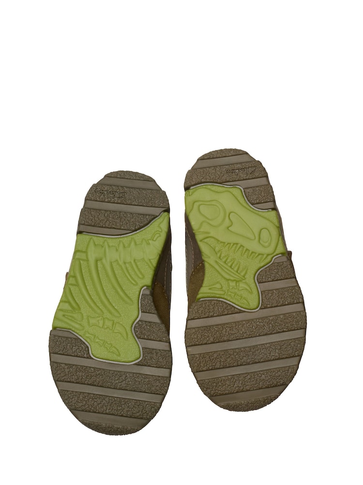 Clarks Green Standard Fit (F) Steggy 2 See Shoes - Image 8 of 8
