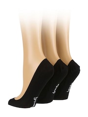 Pringle Black Super Low Cut No Show Socks 3 Pack - Image 2 of 4