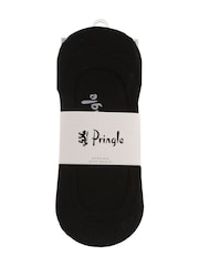 Pringle Black Super Low Cut No Show Socks 3 Pack - Image 3 of 4