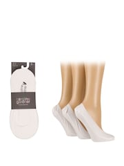 Caroline Gardner White Low Cut No Show Socks 3 Pack - Image 1 of 3