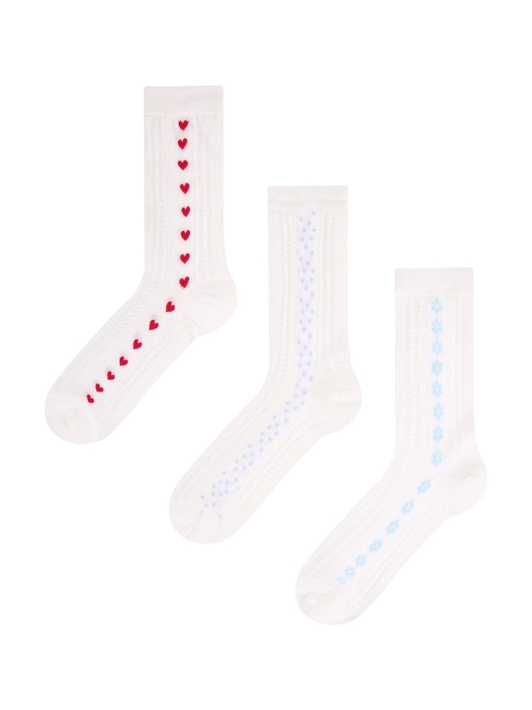 Pack 3 de calcetines tobilleros cortos y elegantes de Wild Feet - Imagen 2 de 4