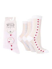 Pack 3 de calcetines tobilleros cortos y elegantes de Wild Feet - Imagen 3 de 4