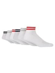 Wild Feet White Cushioned Sports With Arch Support Ankle Socks 6 Pack - Image 2 of 5