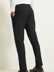 MOSS Black Tailored Fit Dress Trousers - Image 2 of 3