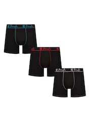 Pringle Black Super Soft Bamboo Boxers 3 Pack - Image 1 of 5