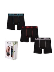 Pringle Black Super Soft Bamboo Boxers 3 Pack - Image 3 of 5