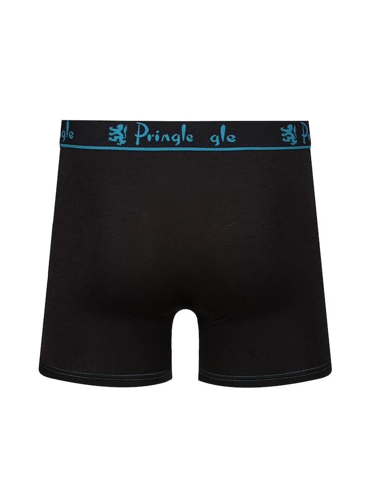 Pringle Black Super Soft Bamboo Boxers 3 Pack - Image 5 of 5