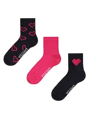 Wild Feet Blue Cropped Bamboo Fashion Socks - Image 1 of 3