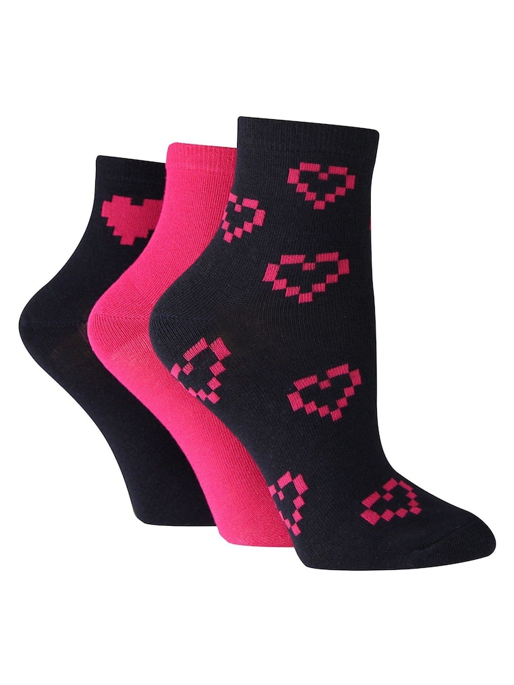Wild Feet Blue Cropped Bamboo Fashion Socks - Image 2 of 3