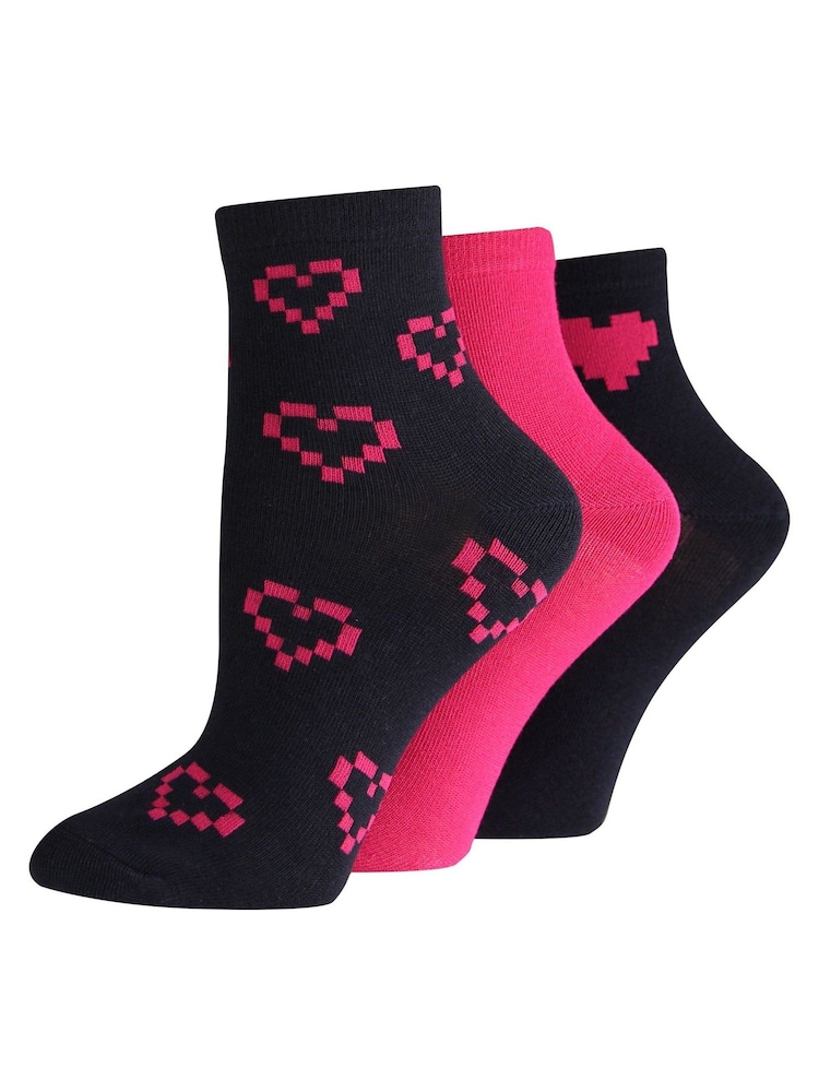 Wild Feet Blue Cropped Bamboo Fashion Socks - Image 3 of 3