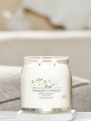 Yankee Candle White Signature Medium Jar Gardenia Scented Candle - Image 1 of 3