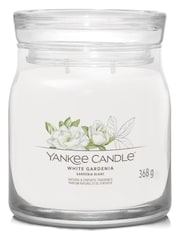 Yankee Candle White Signature Medium Jar Gardenia Scented Candle - Image 2 of 3