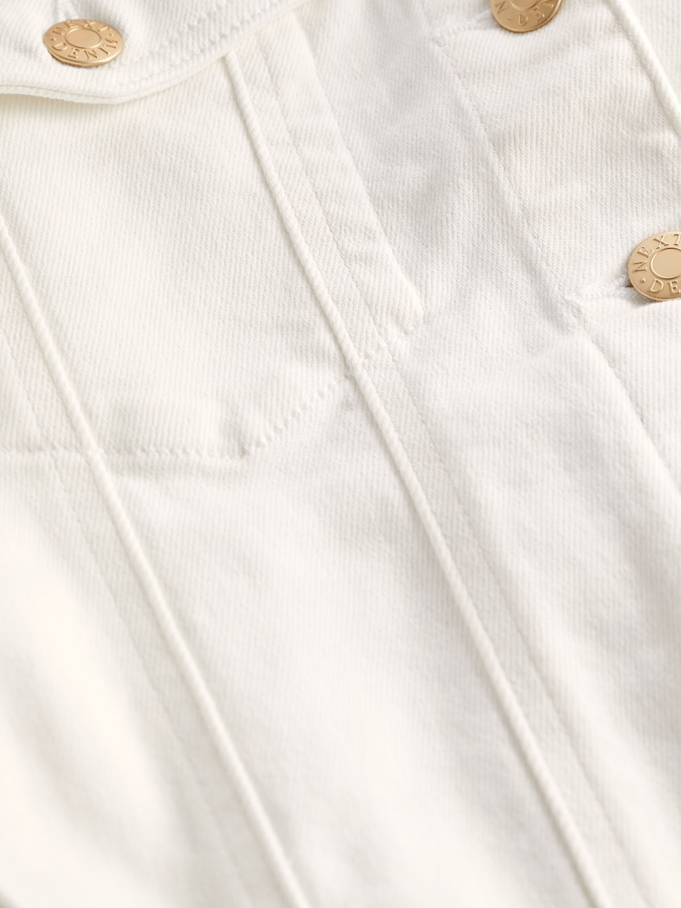 White Denim Jacket - Image 6 of 6