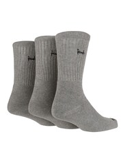 Pringle Grey Fully Cushioned Sports Socks 3 Pack - Image 1 of 4