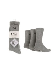 Pringle Grey Fully Cushioned Sports Socks 3 Pack - Image 2 of 4