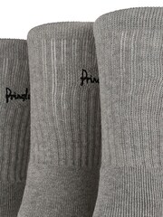 Pringle Grey Fully Cushioned Sports Socks 3 Pack - Image 4 of 4