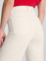 Spanx Cream Authentic 360 Wide Leg Jeans - Image 4 of 6