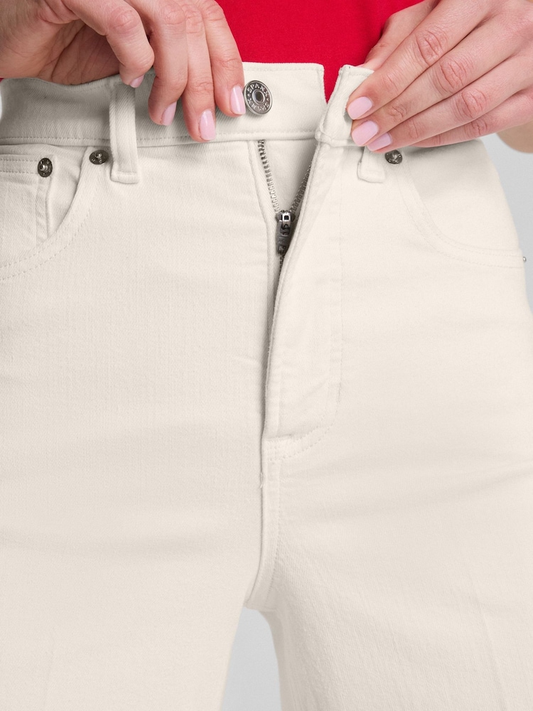 Spanx Cream Authentic 360 Wide Leg Jeans - Image 6 of 6
