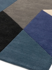 Asiatic Rugs Blue Reef Wool Big Geo Rug - Image 3 of 5