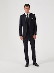 Skopes Black Tailored Fit Newman Check Suit: Trousers - Image 3 of 5