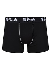 Pringle Blue Pop Colour Cotton Trunks 3 Pack - Image 4 of 6