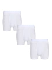 Pringle White Super Soft Modal Trunks 3 Pack - Image 1 of 4