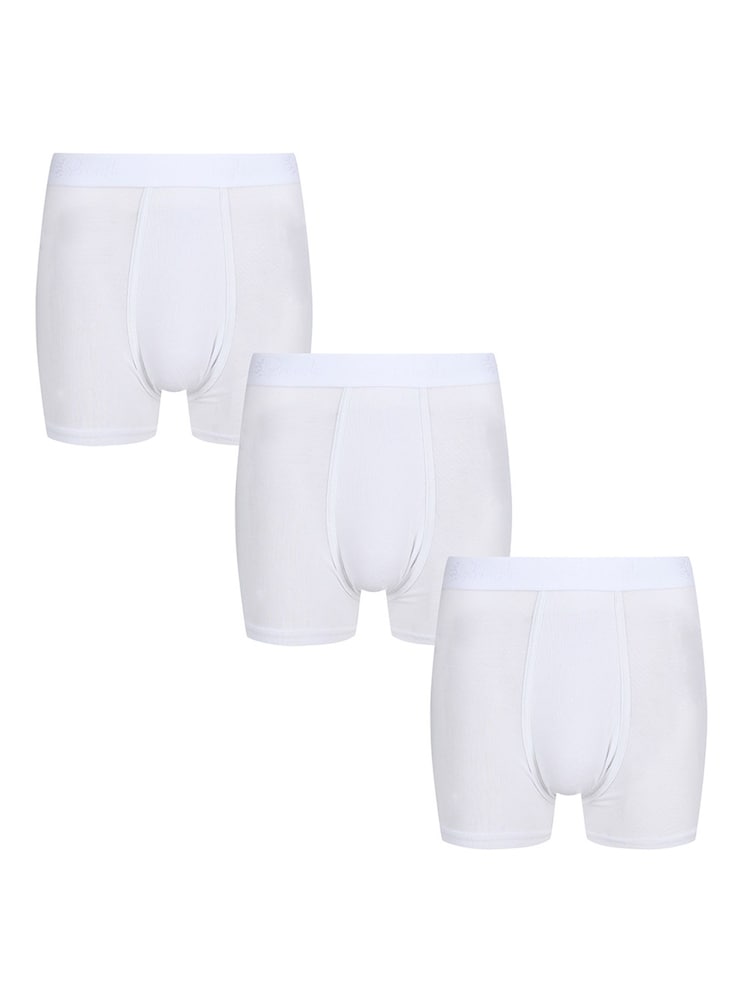 Pringle White Super Soft Modal Trunks 3 Pack - Image 1 of 4