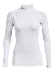 Under Armour White Authentics Mockneck Baselayer Top - Image 9 of 10