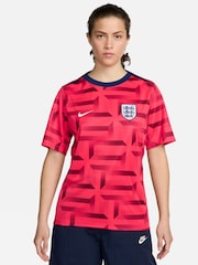 Nike Red Dri-FIT England Academy Pre Match T-Shirt - Image 1 of 10