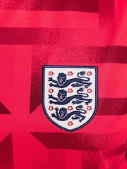 Nike Red Dri-FIT England Academy Pre Match T-Shirt - Image 7 of 10