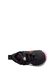 Nike Black/White Floral Infant Star Runner 4 Trainers - Image 10 of 12