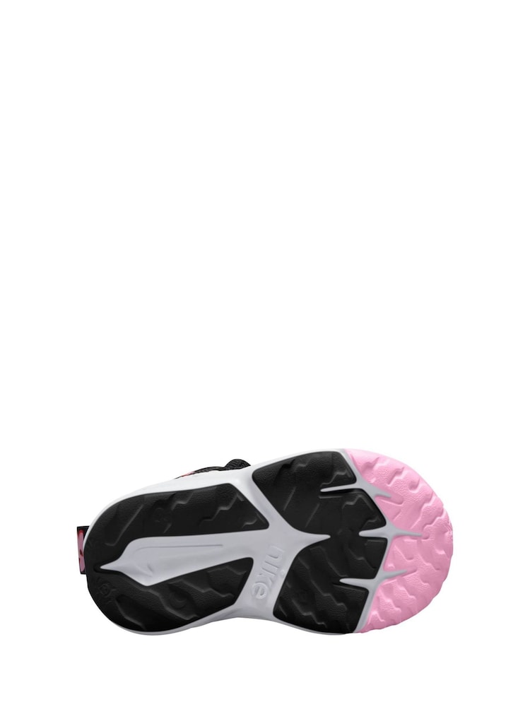 Nike Black/White Floral Infant Star Runner 4 Trainers - Image 11 of 12