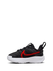 Nike Black/White Floral Infant Star Runner 4 Trainers - Image 6 of 12