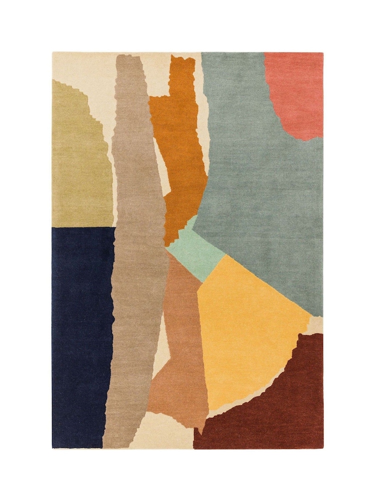 Asiatic Rugs Multi Reef Wool Abstract Rug - Image 1 of 5