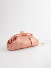 Nude Satin Clutch - Image 5 of 8